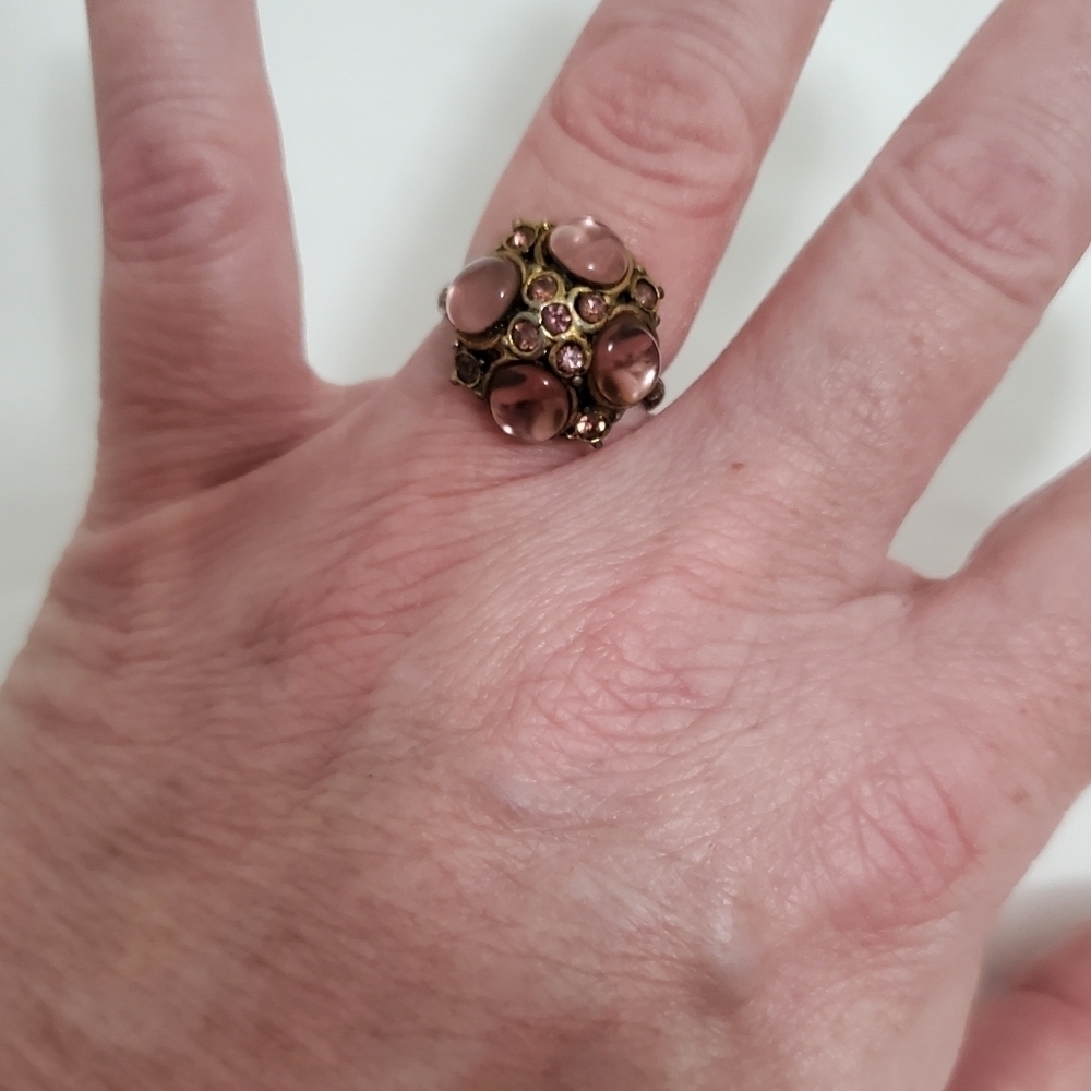 Vintage Art Deco Style Adjustable Ring